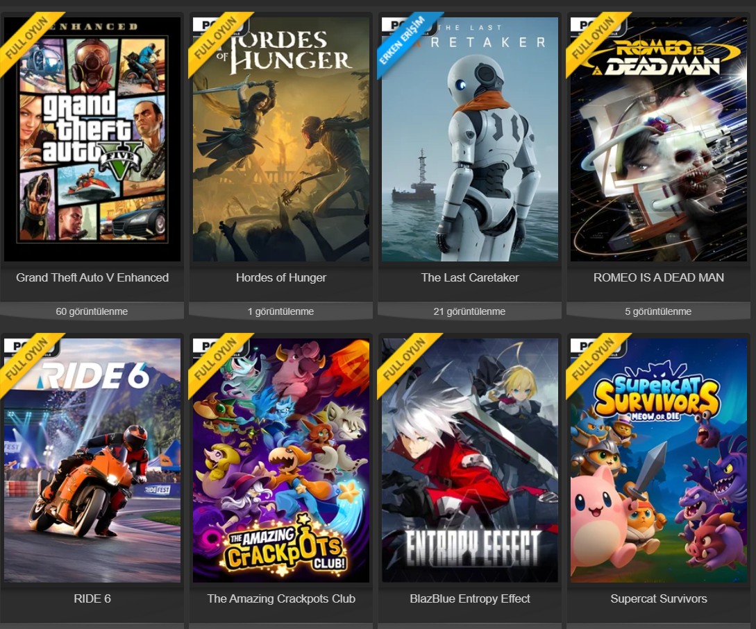 Hayatta kalma oyunları indir