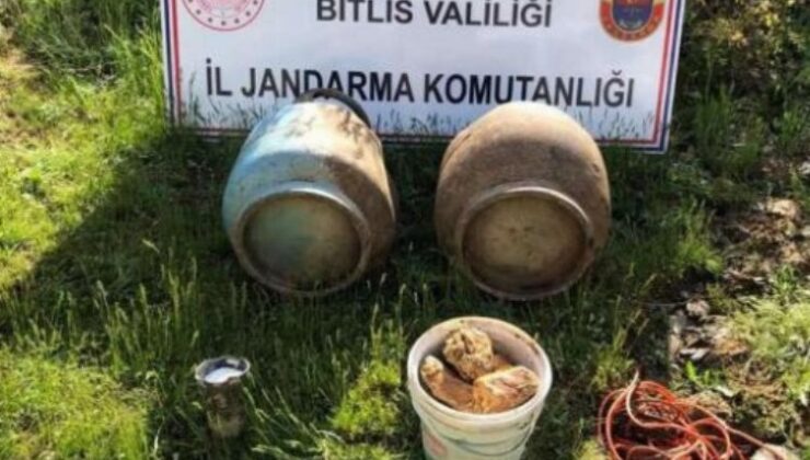 Bitlis’te patlayıcı bulundu