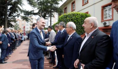 Bursa İnegöl Protokolü bayramlaşma töreninde bir araya geldi