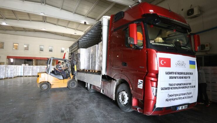 Gaziantep’ten Ukrayna’ya yardım eli