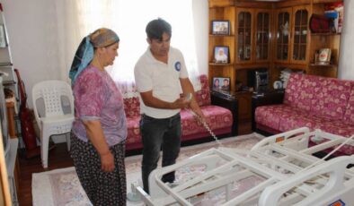 Yatalak hastaların yüzü güldü