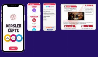 Lise öğrencileri için artık ‘Dersler Cepte’!