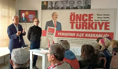 Yenişehir CHP’den sandık güvenliği toplantısı