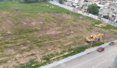 Bursa’da deprem toplanma alanı bir gecede inşaat sahasına çevrildi!