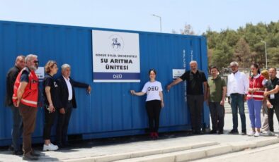 Dokuz Eylül’den afet bölgesine 7. su ünitesi