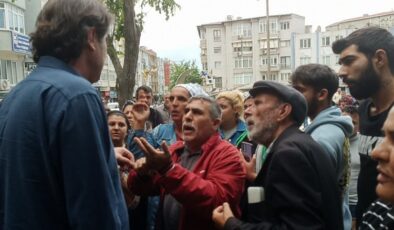 Edirne Keşan’da vatandaşlardan Emniyet önünde protesto