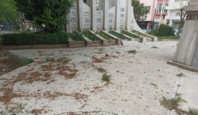 Edirne Keşan’daki Şehitlik’e duyarsızlık!