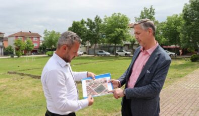 İzmit’te Yeşilova’ya konforlu park için kollar sıvandı