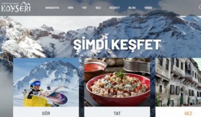 Kayseri Büyükşehir’den yeni turizm portalı