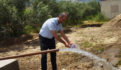 Manisa Alaşehir’de saniyede 15 litre verimli yeni sondaj