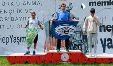 Manisalı atlet Samsun’da kürsü yaptı