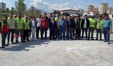 Memduh Büyükkılıç’tan yol çalışmasına yakın takip