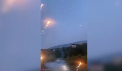 Nilüfer Boğaz Cafe’de havai fişek dehşeti!
