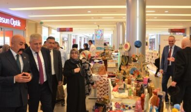 TRSM danışanlarından el emeği sergi