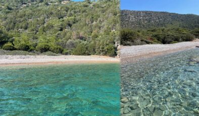 Bodrum sahilleri pırıl pırıl