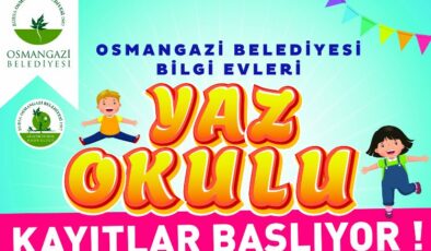 Bursa Osmangazi’de ‘Bilgi Evleri’nde yaz başlıyor