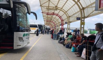 Bursa Terminali’nde bayram hareketliliği