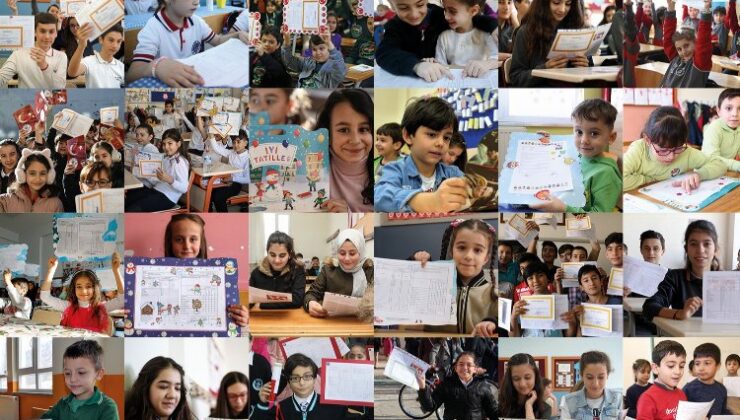 Cumhurbaşkanı Erdoğan ‘karne sevinci’ne ortak oldu