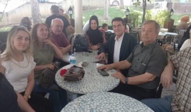 DSP’den Mustafa Dündar’a ziyaret