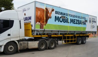 Erzurum’dan Adıyaman’a mobil mezbaha