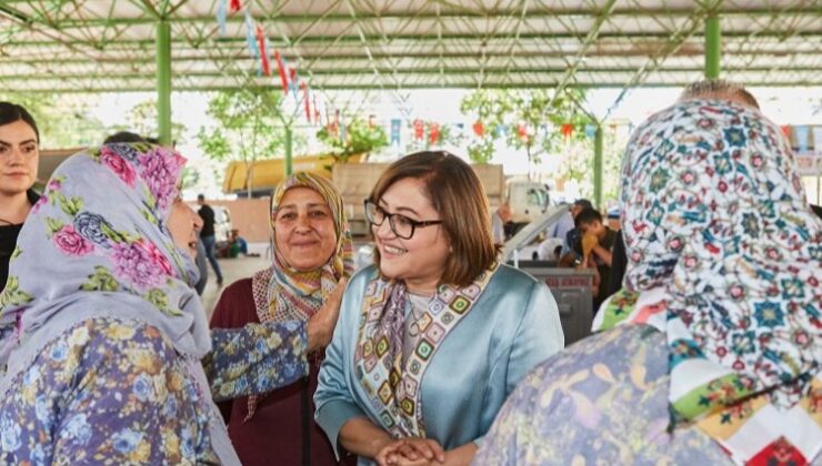 Fatma Şahin’den kurban kesim alanlarına ziyaret