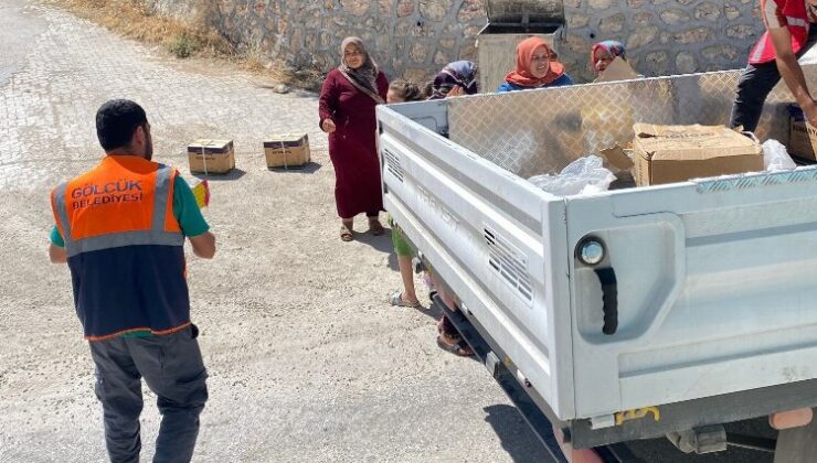 Gölcük’ten deprem bölgesine yardımlara devam