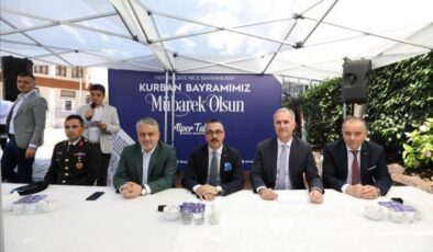 İnegöl protokolünden bayramlaşma töreni