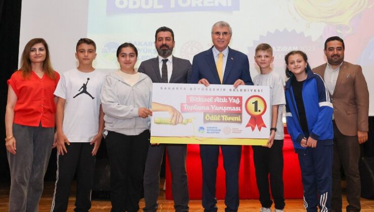 Sakarya’nın çevreci okulları ödüllendirildi