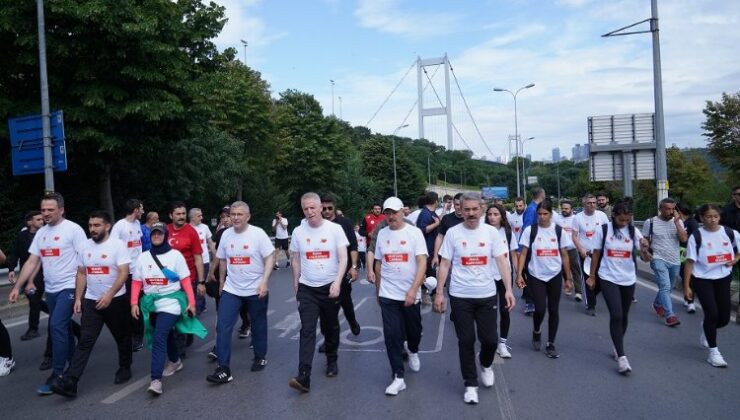 15 Temmuz şehitlerine İstanbul’da ‘Vatan Koşu’lu anma