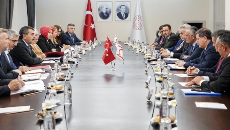 Bakan Tekin KKTC’li mevkidaşını ağırladı