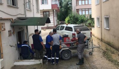 Bartın’da yaşanan sel felaketine İSU’dan yardım eli