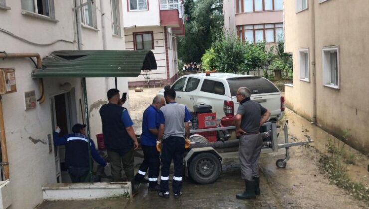 Bartın’da yaşanan sel felaketine İSU’dan yardım eli