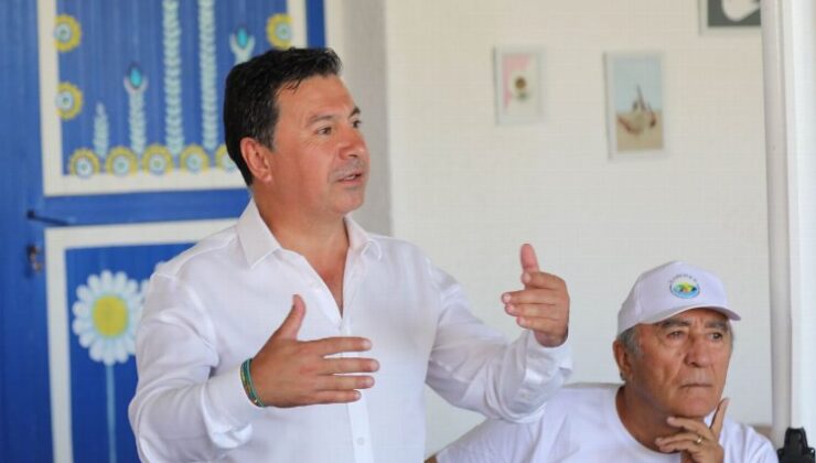 Bodrum’da Başkan Aras vatandaşları dinliyor
