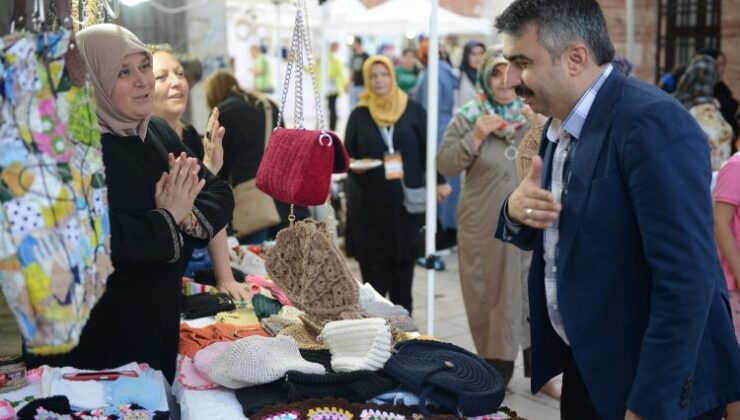 Bursa Yıldırım’da el emekleri göz kamaştırdı