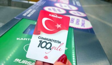 Bursa’da 100. yıla özel ulaşım kartı