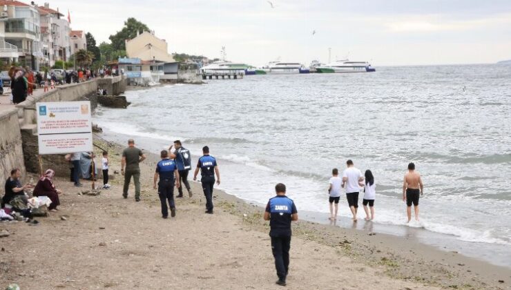 Bursa’da Mudanya Zabıtası sahil devriyesinde