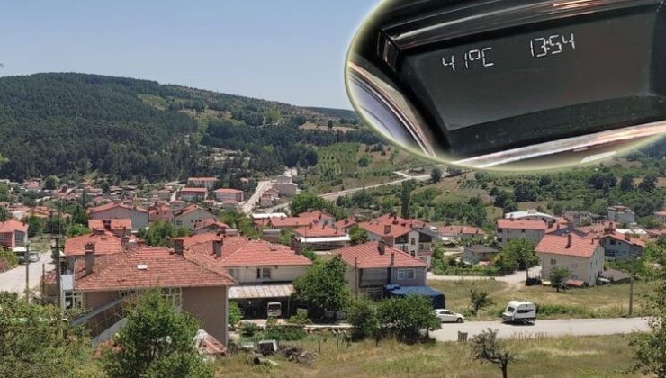 Bursa’nın dağ ilçelerinde sıcaklıklar rekor seviyeye çıktı