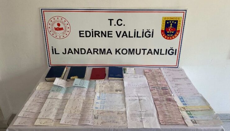 Edirne’de tefecilik operasyonu