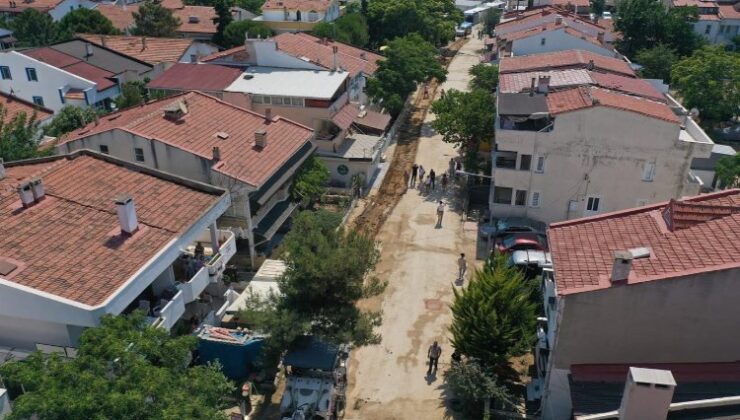 Erikli’de yol yapım çalışmaları başladı