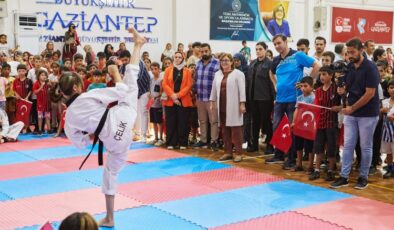 Gaziantep’te yaz spor okullarına yoğun ilgi