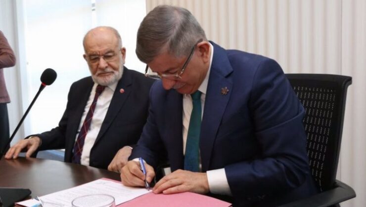 Gelecek ‘Saadet’e erdi! İttifakın protokolü imzalandı