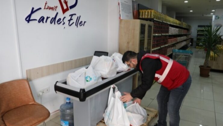 İzmit’te Gıda Bankası ve Aşevi’nde bağışlara devam
