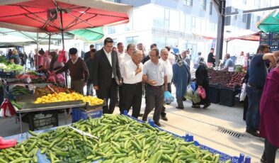 Kayseri Talas Anayurt Pazar Yeri’ne protokolden ziyaret