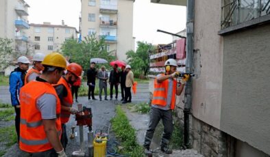 Kayseri Talas’ta karot mesaisi