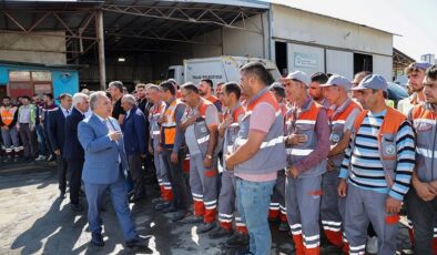 Kayseri Talas’ta mesai renkli başladı