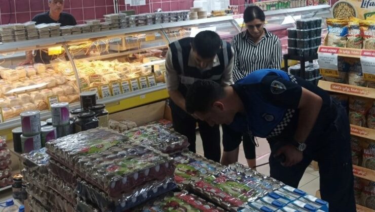 Kocaeli Zabıtası’ndan raf ve kasa fiyatı denetimi