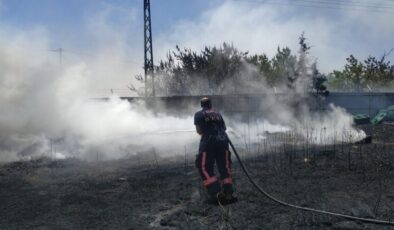 Malatya İtfaiyesi anız yangınlarına karşı teyakkuzda