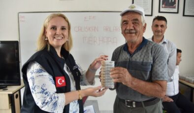 Manisa’da ana arıların dağıtımına devam