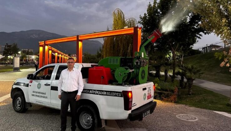 Manisa’da haşerelere karşı mücadele sürüyor