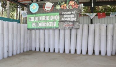 Manisa’dan üreticiye sepet sepet destek